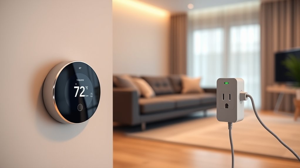 thermostat plug room heating