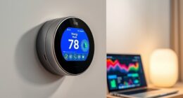 thermostat savings data visualization