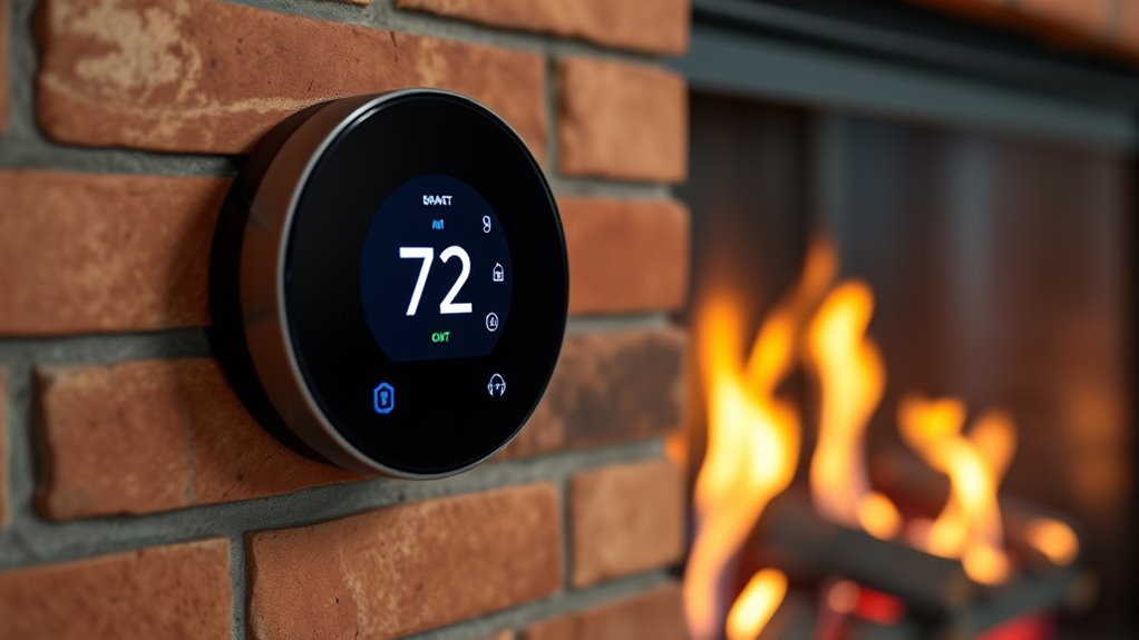 top gas fireplace thermostats