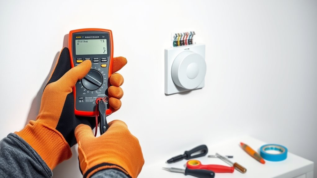 turn off power use insulated tools