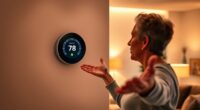 voice controlled thermostat operation