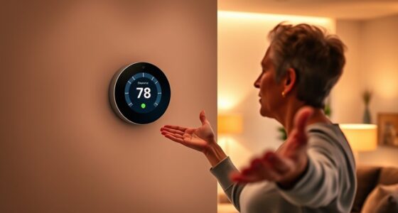 voice controlled thermostat operation