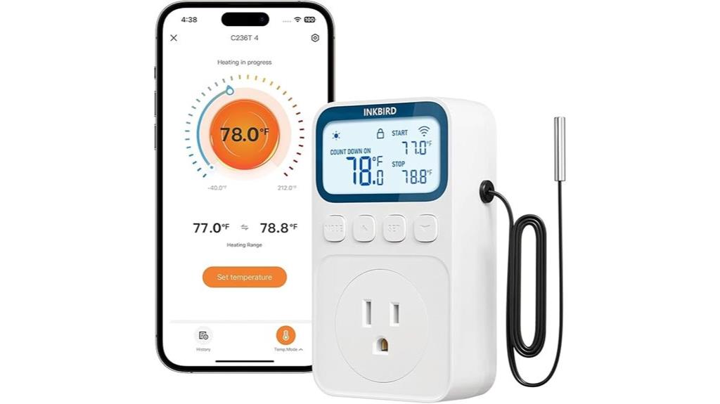 wifi thermostat with timer