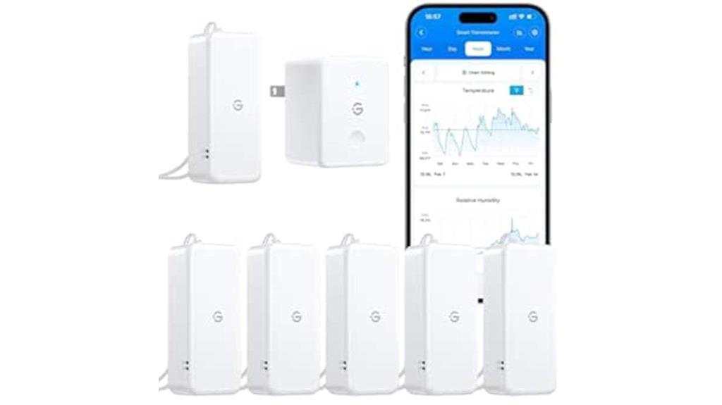 wireless six pack hygrometers