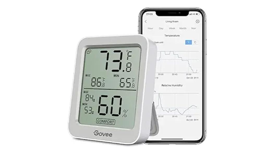 bluetooth hygrometer with app