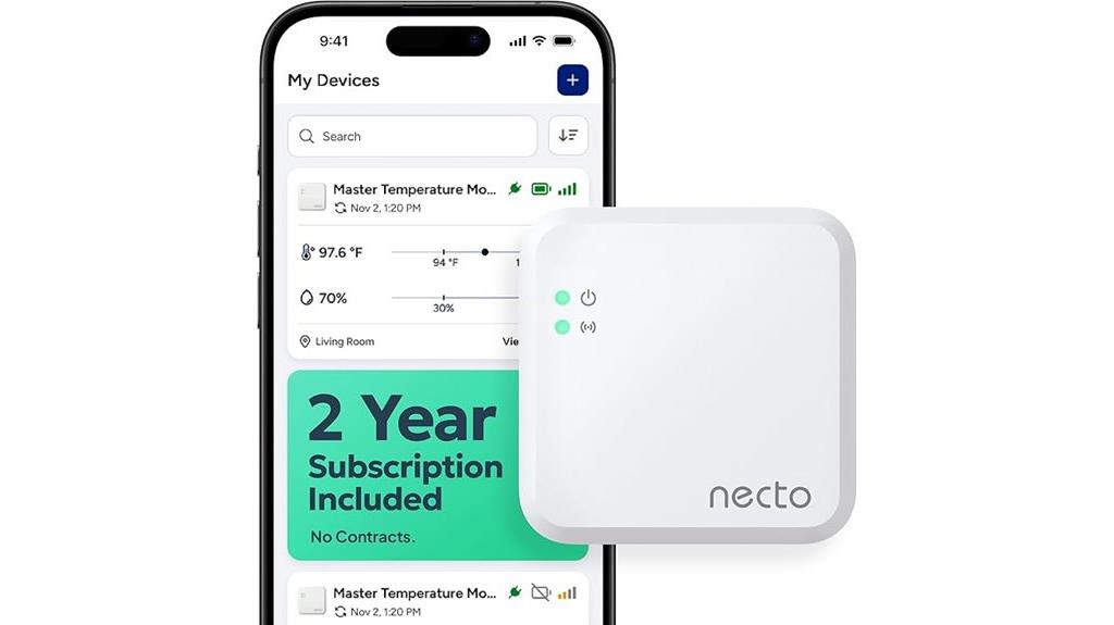 cellular temp monitor subscription