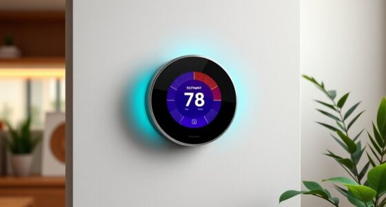 colorful smart thermostat options