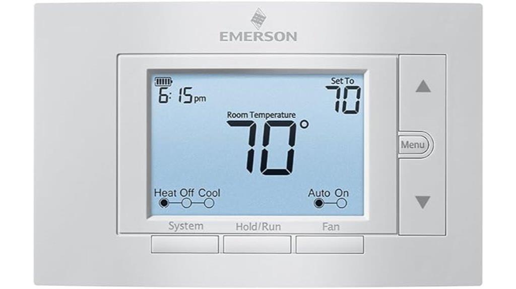 emerson programmable thermostat model