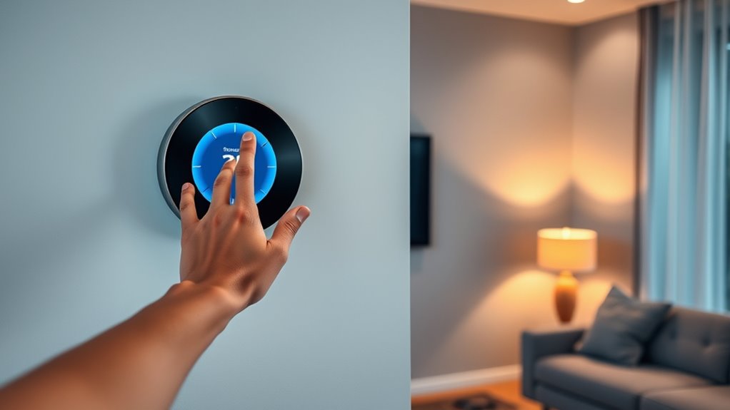 gesture controlled smart thermostats