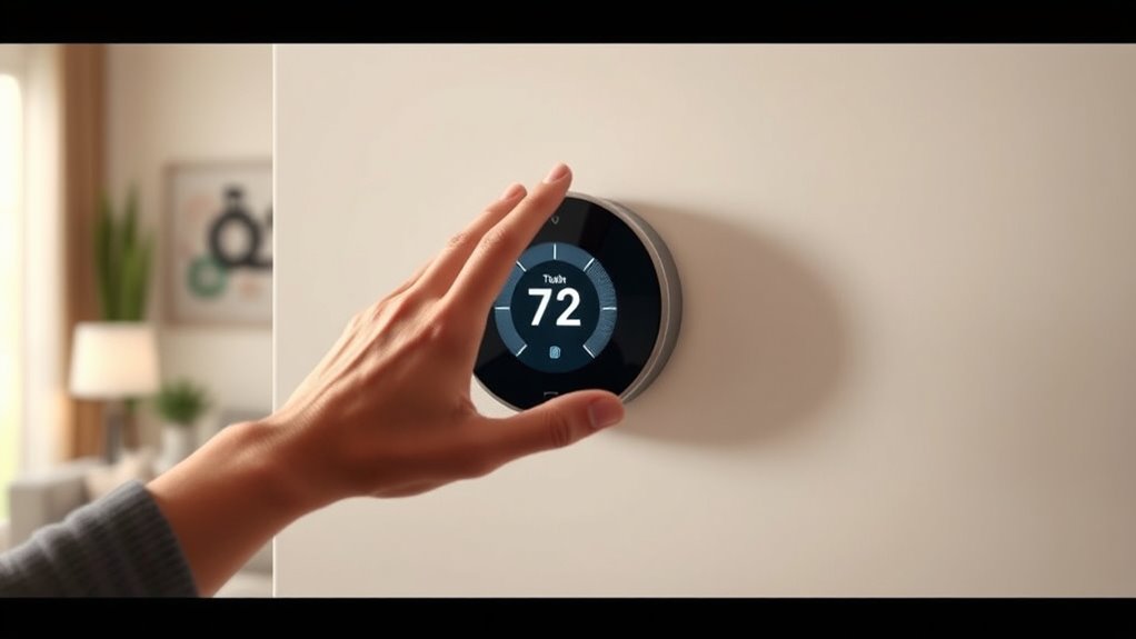 gesture controlled smart thermostats
