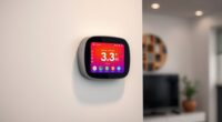 large display smart thermostats