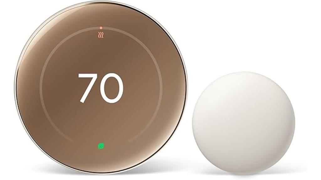 nest thermostat with sensor