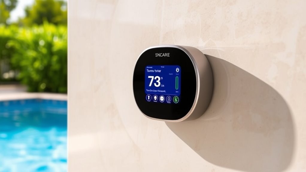 pool heater compatibility and control