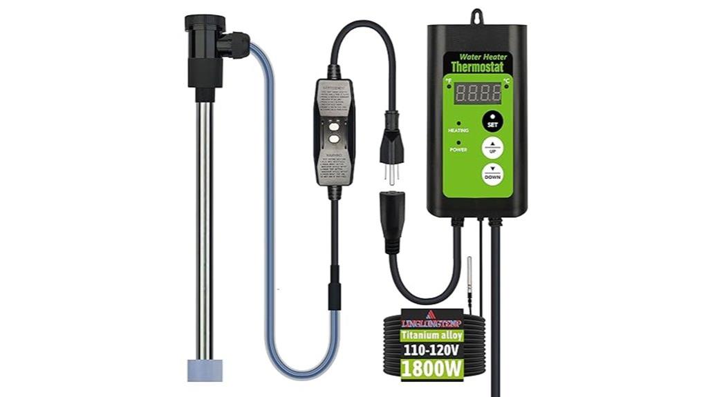 powerful titanium submersible heater