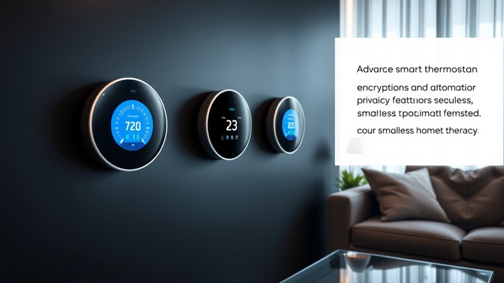 secure smart thermostat selection
