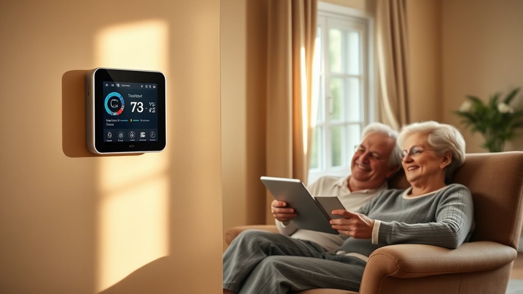 senior friendly energy saving thermostats