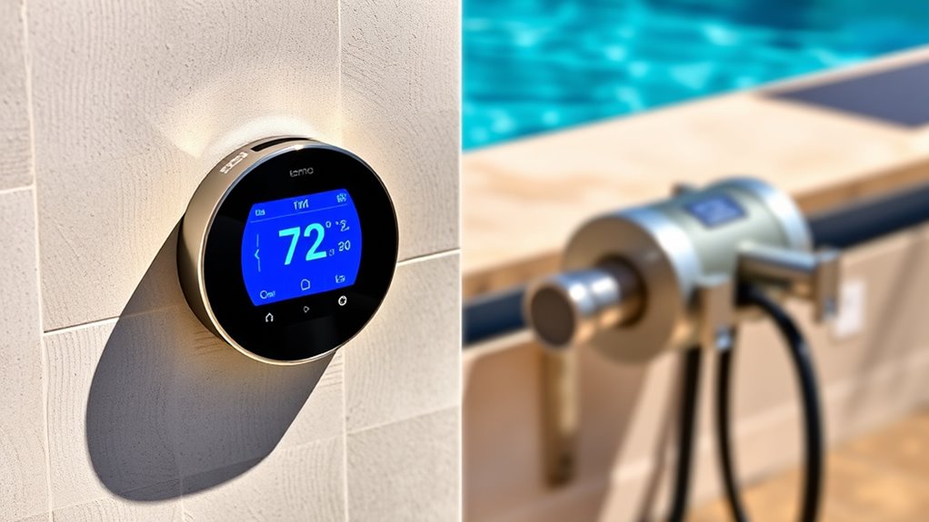 smart pool heater thermostats