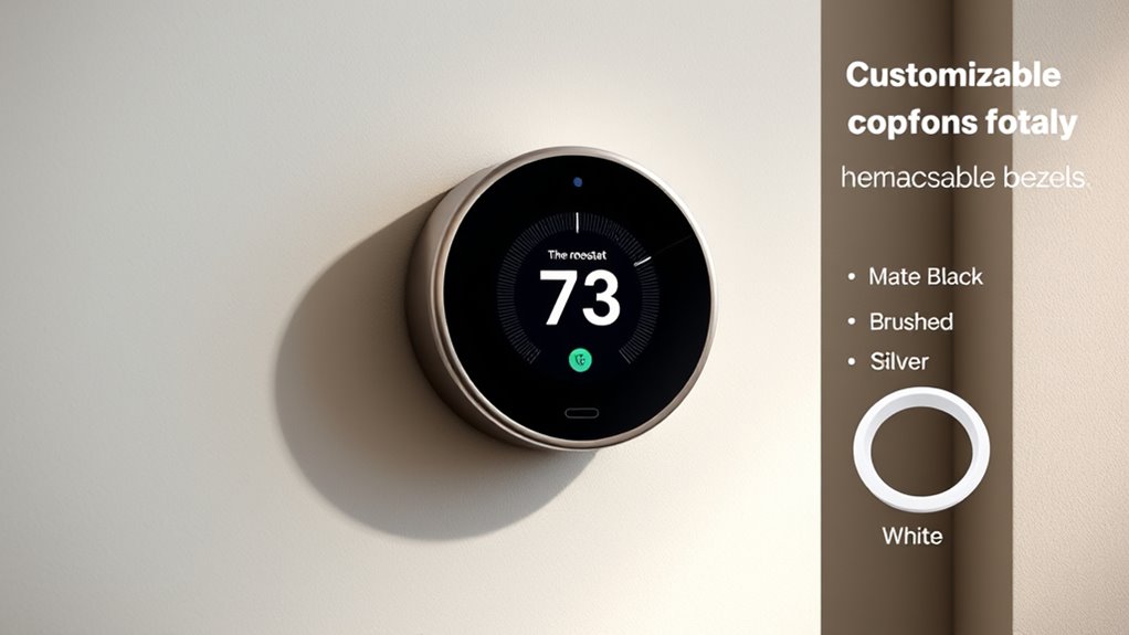 smart thermostat customization features
