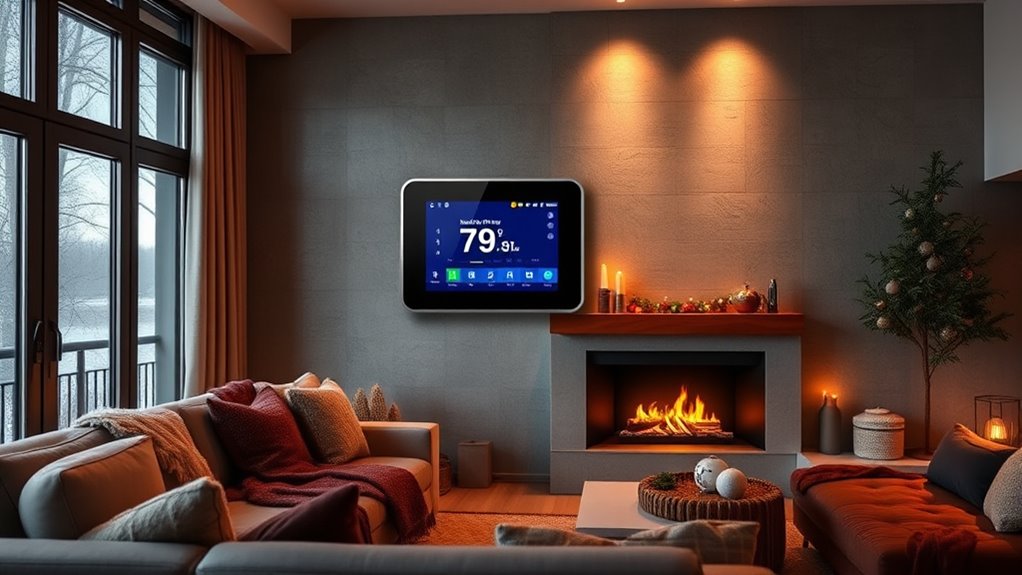 smart thermostat holiday features