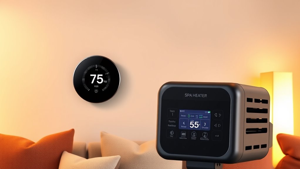 smart thermostats for spa