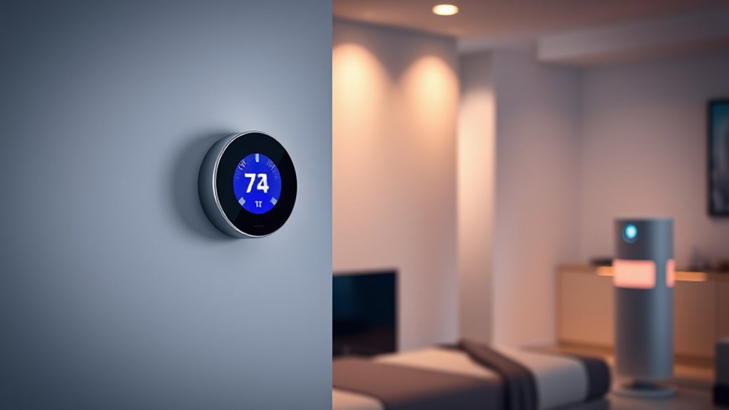 smart thermostats with air purification