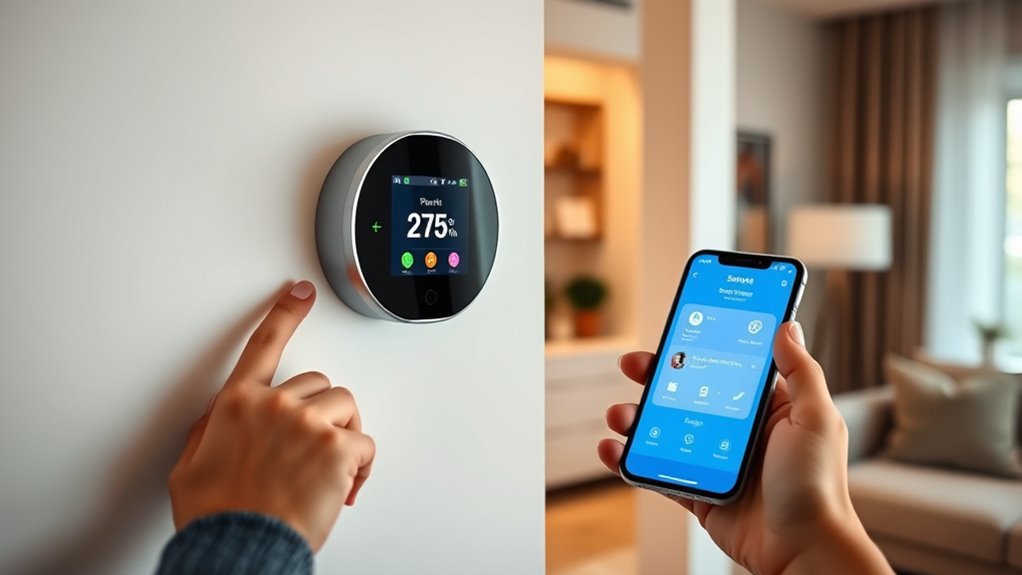 smart thermostats with alerts
