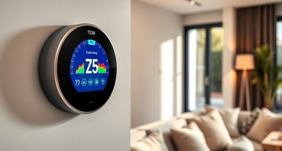 smart thermostats with energy reports