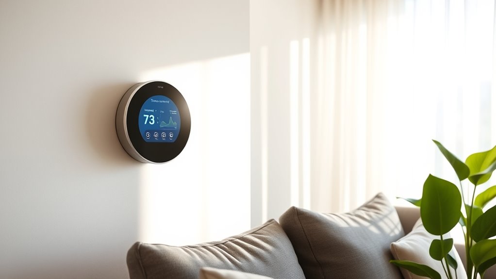 smart thermostats with learning