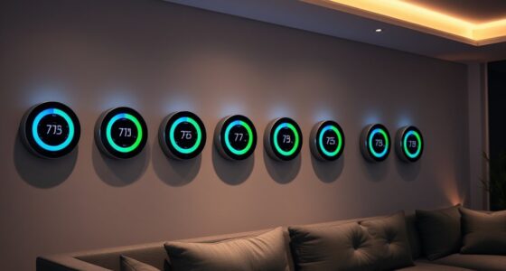 smart thermostats with led rings