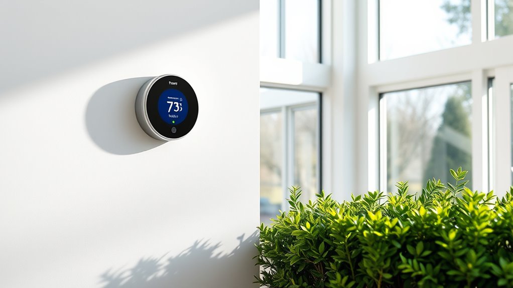 smart thermostats with outdoor sensors