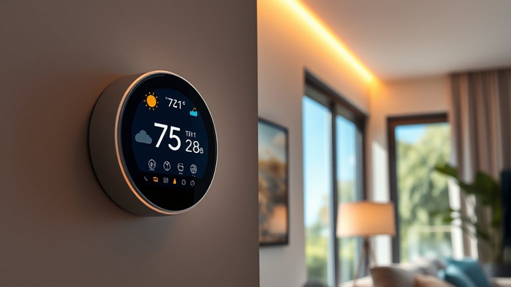 smart thermostats with weather