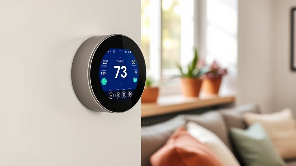 smart thermostats with weather