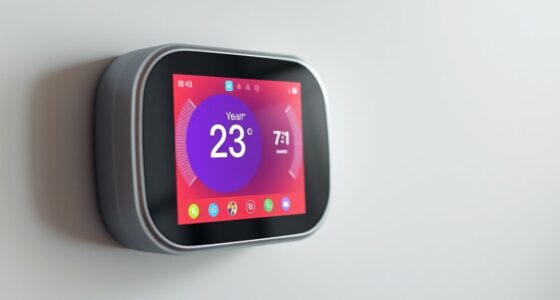 smart thermostats with zoom displays