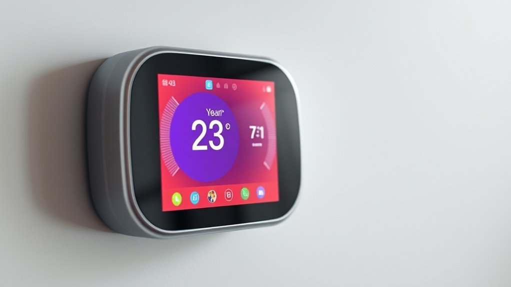 smart thermostats with zoom displays
