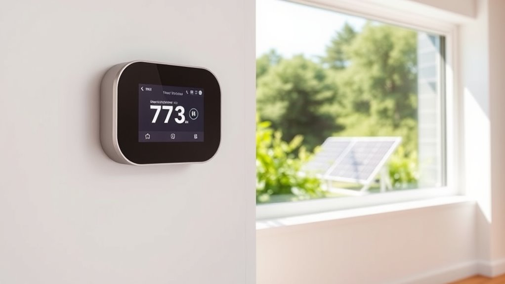 solar compatible smart thermostat