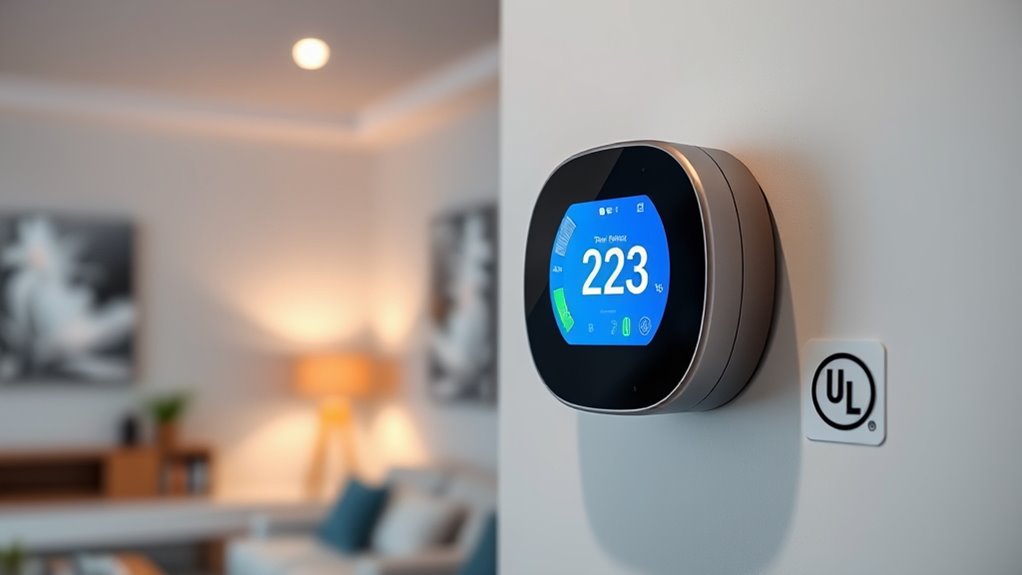ul certified smart thermostat factors
