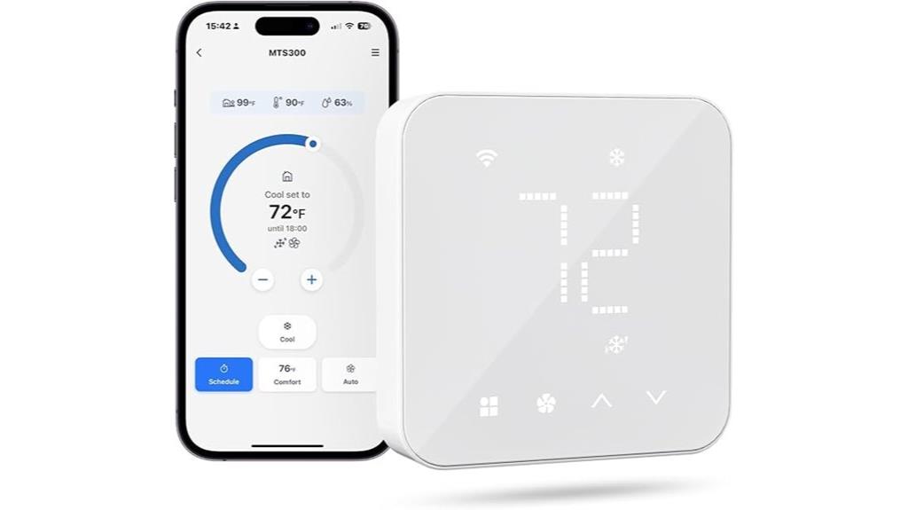 wifi voice enabled thermostat
