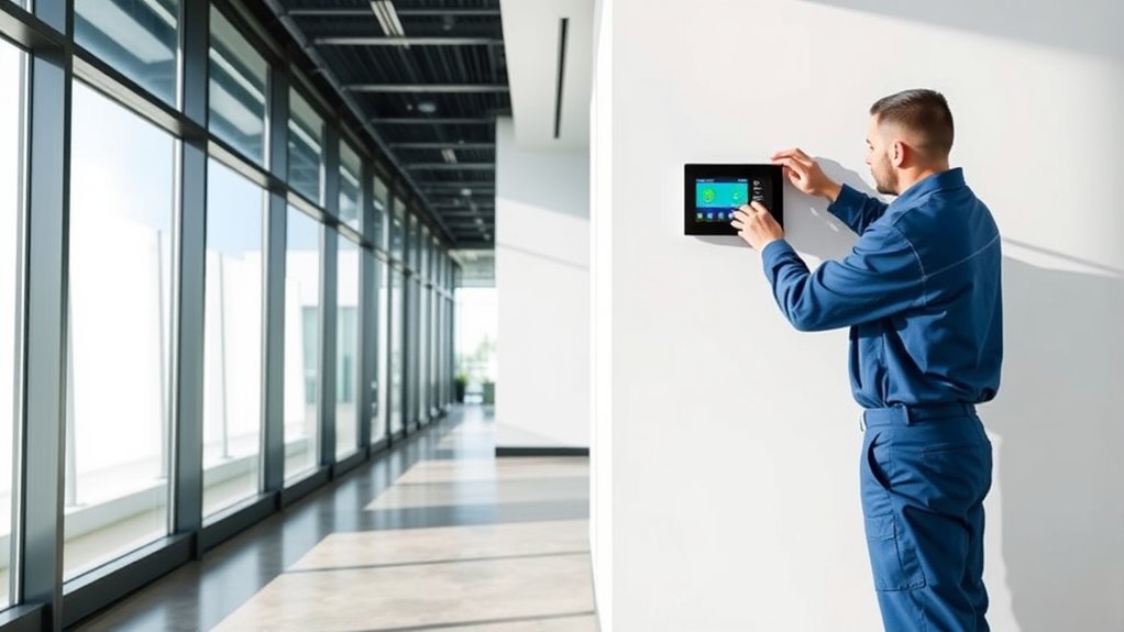 commercial smart thermostat installation