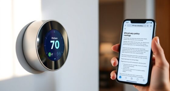 compare thermostat privacy policies