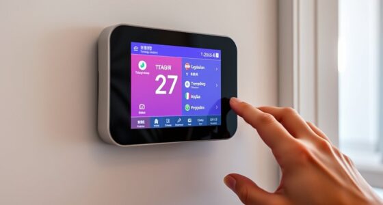 configuring thermostat language options