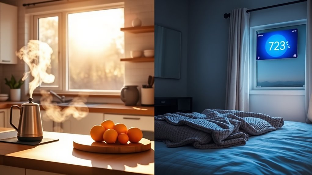 day and night temperature settings