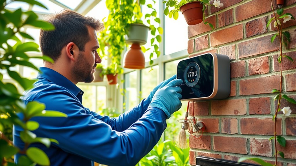 greenhouse smart thermostat installation