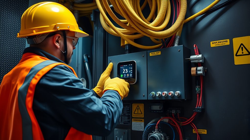 high voltage thermostat safety