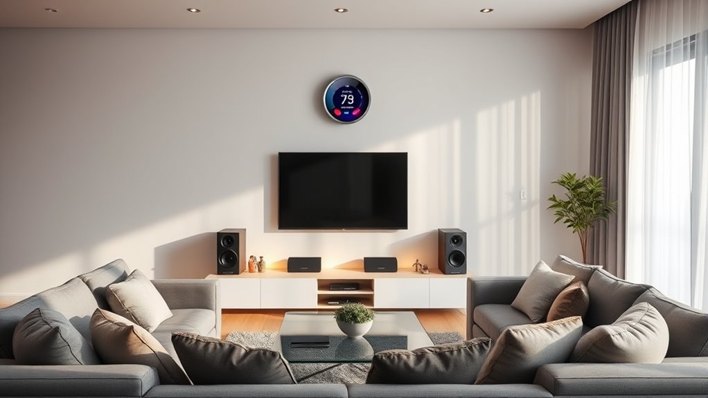 integrating smart thermostats entertainment
