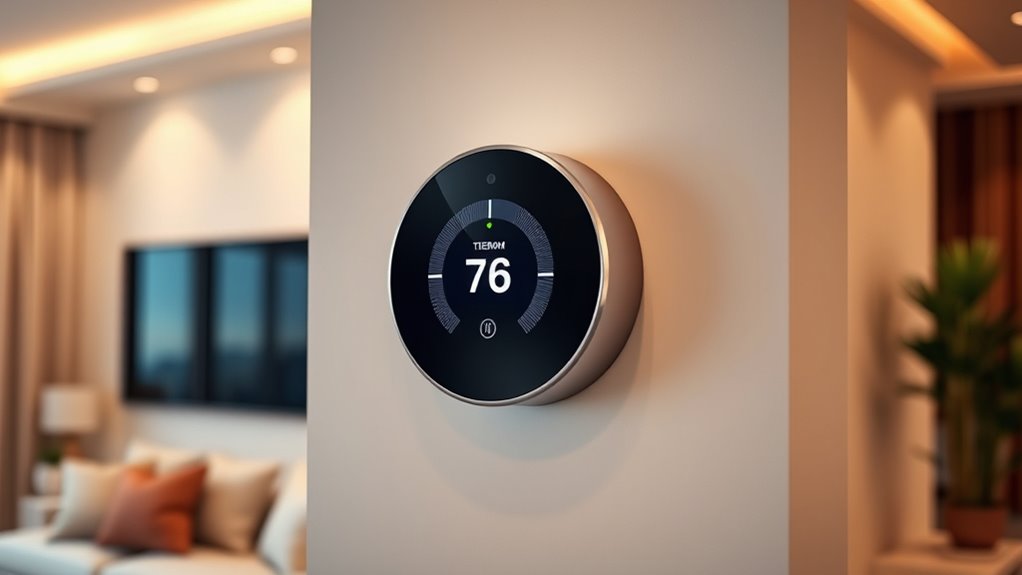intuitive responsive thermostat interface