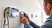 multi family building thermostat installation