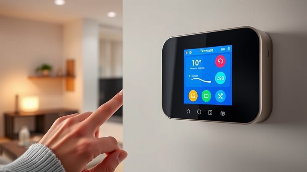multi language voice thermostat setup