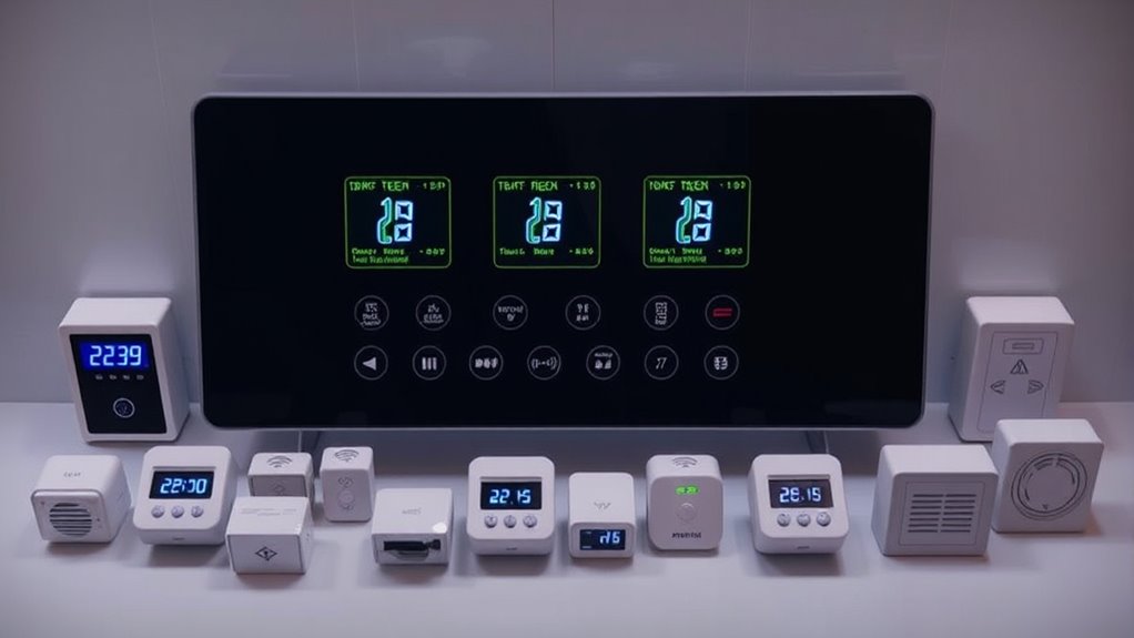 multi room temperature sensor selection