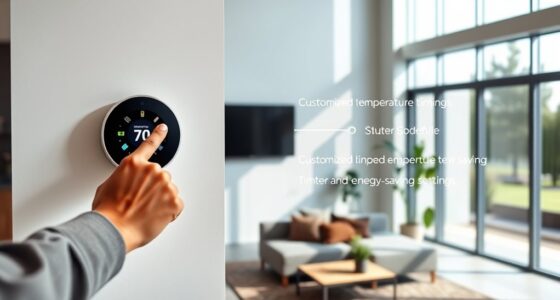 programmed thermostat daily routines