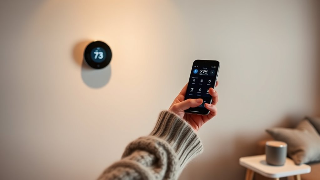 set up voice controlled thermostats